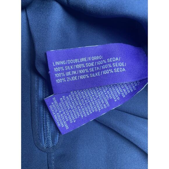 Ralph Lauren Collection Purple Label Long Sleeve Top Runway Blouse Sheer Neck 8 - Picture 8 of 10